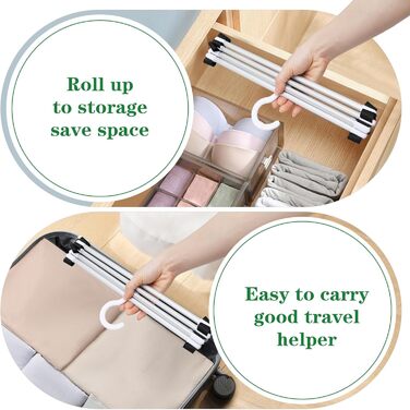 Closet Organizers and Storage, 2 Pack, Pant Hangers, Space-Saving Closet Organizer System, Aluminum Alloy, Closet Organization and Storage, for Jeans, Pants, Scarves, Clothes Hangers for