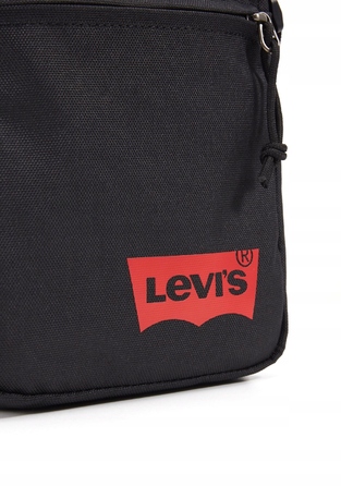Чоловіча сумка-месенджер Levi's Mini Crossbody Solid Batwing, чорна