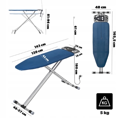 Прасьна дошка стандартна Kadax, 120 см x 42 см