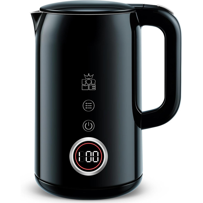 Електричний чайник ForMe з нержавіючої сталі, 1,7 л, регулювання температури 40-100°C, LED дисплей, функція підтримання тепла, BPA Free