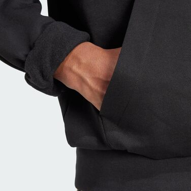 Чоловіча худі adidas Performance Feelcozy чорного кольору з білим логотипом