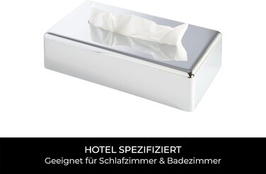 Кришка для серветок прямокутної форми Corby (Devon / TBC0002) срібляного кольору