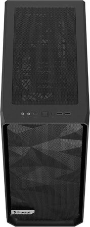Корпус для комп'ютера Fractal Design Meshify 2 Compact Black ATX Mid Tower (Black TG Light Tint), високий повітряний потік
