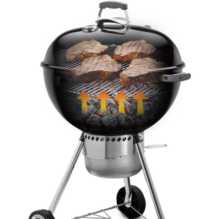 Решітка для гриля Weber 57 см (54.6 см), замінна решітка для грилів на вугіллі Weber One-Touch, Performer, Bar-B-Kettle, аксесуар Weber 7436