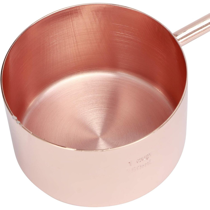 8-Piece Measuring Cup and Spoon Set, Baking Measuring Cups, Spoons with Wooden Handles, Cups and Spoons, Accurate Measuring Spoon for Measuring Dry and Liquid Ingredients