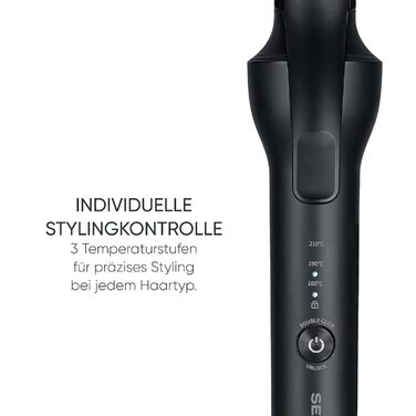 Випрямляч для волосся Severin HG 0622 Mattschwarz: керамічне покриття, іонізація, 130-230°C