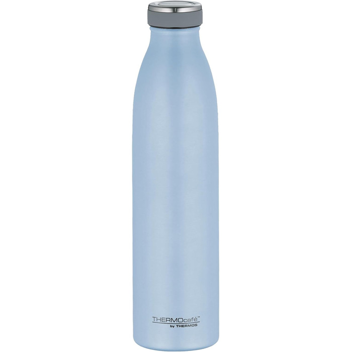 Термокава THERMOcafé by THERMOS TC Bottle 0.75л з нержавіючої сталі, ізотермічна пляшка, стійка до газу, 12 годин гаряче, 24 години холодне, не протікає, для школи, подорожей та офісу (Pastel Water Mat, 750 мл)