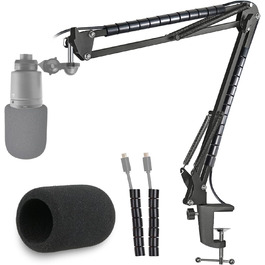 Підставка для мікрофона YOUSHARES з поп-фільтром для Audio Technica AT2020, AT2020USB, AT2035