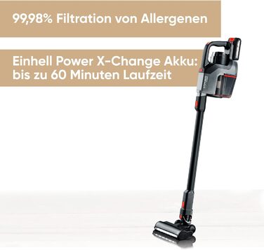 SEVERIN SEPURO акумуляторний ручний та стійковий пилосос з інноваційною технологією пилозбірників та акумулятором Einhell Power, бездротовий пилосос з мішком для алергіків, акумуляторний пилосос, HV 7185 (безмішковий варіант)