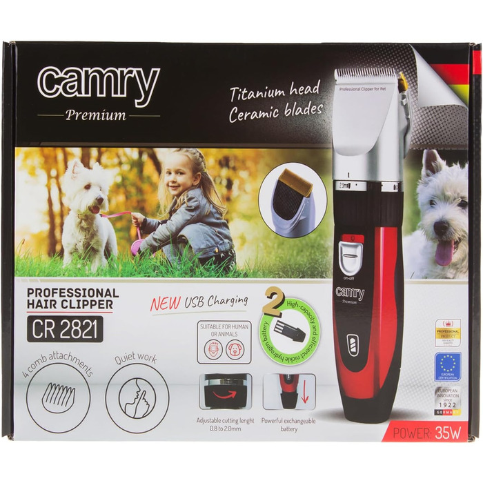 Camry CR-2821 - професійний перукар для домашнього догляду за тваринами