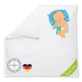 Дитяча ковдра Koru Kids® 80x80 см, пухова, антиалергенна, 150 г наповнювача
