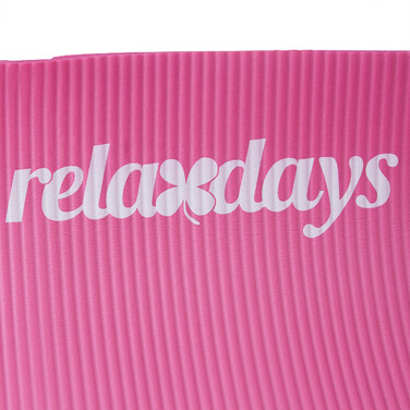 Relaxdays Yoga Mat, 1 cm thick, solid color