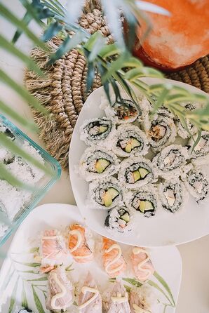 Набір для приготування суші 10-ти частинний з рецептами та відеоінструкцією | Мати, бамбукова мати, інструмент для суші та макі | Ідеальний подарунок