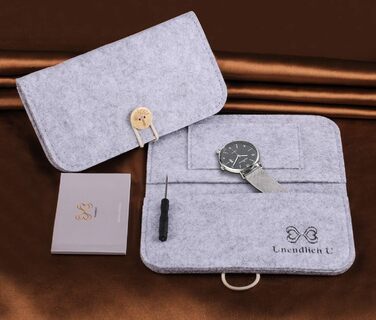 Годинник на зап'ясті Unendlich для чоловіків: ультратонкий, водонепроникний, кварцовий, з мінімалістичним цифровим дисплеєм, з цифровим календарем, для бізнесу та повсякденного носіння, корпус та браслет з нержавіючої сталі (чорний+сріблястий)