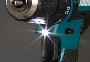 Акумуляторний дриль-шурупокрут Makita DF333DSAE 12V, 2.0Ah, 2 акумулятори + зарядний пристрій у транспортному кейсі, чорний/синій