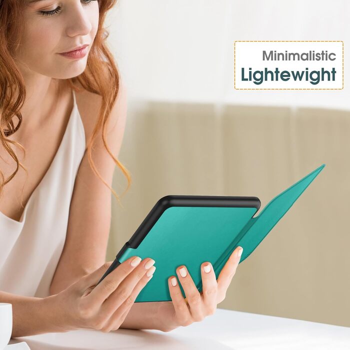 Чохол Fintie для Kindle Paperwhite 12-го покоління (2024/2025) - Jade Green, з авто-ввімкненням/вимкненням