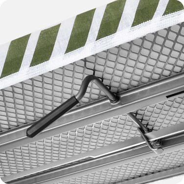 Прасувальна дошка KADAX з підвішувачем для рукавів, 130x41 см, з підставкою для праски та розеткою, складана, Made in EU (зелена)