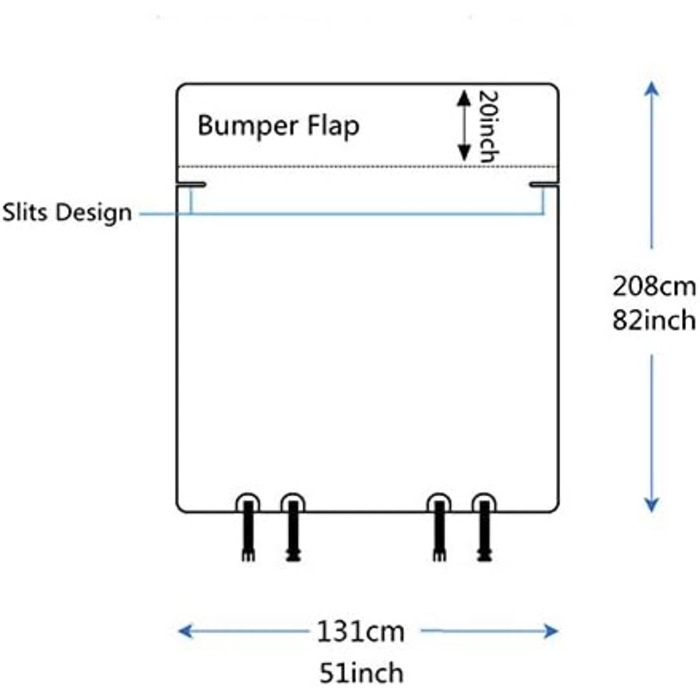 Чохол на сидіння для тварин Cargo-Liner XL: водонепроникний, неслизький, універсальний для авто, SUV, позашляховиків, вантажівок, мінівенів (208x132 см)