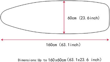 Чохол для прасувальної дошки XL/XXL, 160x60 см, 100% бавовна, рожеві квіти, з підкладкою 5 мм, для прасок з парою