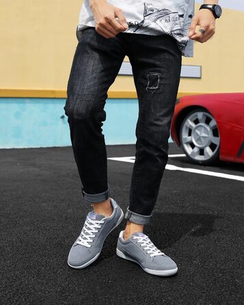 ARRIGO BELLO Кросівки для чоловіків: шкіряні, спортивні, класичні, сірі (41-46)