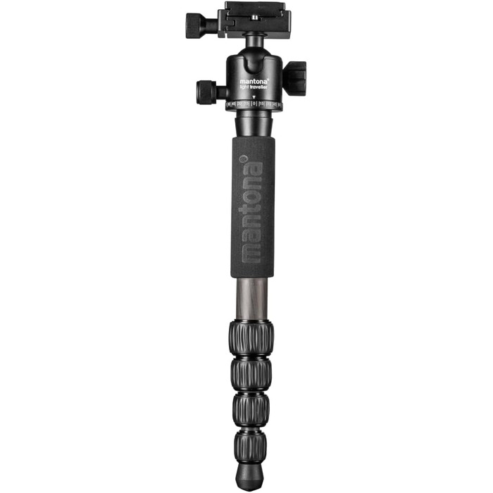Штатив Mantona Light Traveller 131,5 см: легкий штатив з алюмінію, до 5 кг, з кульковою головкою та Arca-Swiss