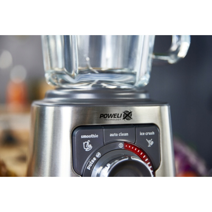 Стаціонарний блендер Tefal BL811D38, 1200 Вт, сріблястий/сірий