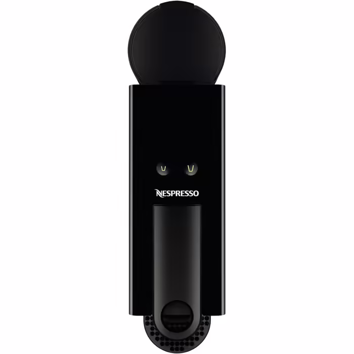 Nespresso Krups XN1108 Essenza Mini Coffee Capsule Machine | 14 Capsules | 19 bar | Energy Saving Mode | 1260 W | 0.6 L | 8.03 x 3.31 x 12.99 cm | Black | Energy Class A Black without Milk Frother Single