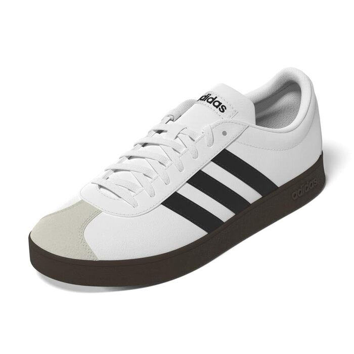Жіночі кросівки Adidas VL Court Base, 40 EU, білий, чорний, сірий