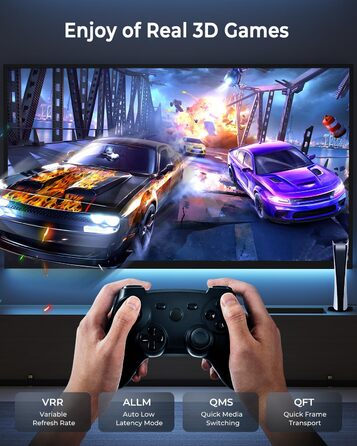 HDMI 2.1 кабель 8K (1,5м) 2 шт. - швидка передача даних 48Gbps, підтримка 8K@60Hz, 4K@120Hz, Dolby eARC, HDCP, HDR, сумісний з HDTV, ноутбуками та ін.