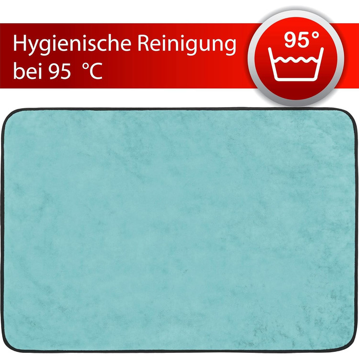 М'яка підстилка для собак Normani - Підстилка для тварин з безпечного матеріалу, 40x50/60x80/70x100 см (Блакитна)