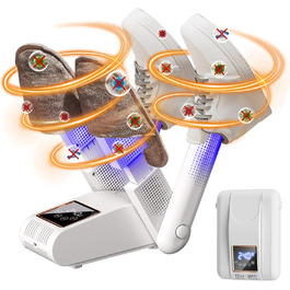 Електричний сушильник для взуття та рукавичок - швидке сушіння, підходить для взуття, рукавичок, шапок та лижних черевиків, білий