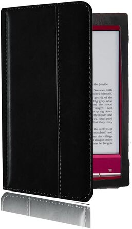 Чохол для Sony PRS-T2/PRS-T1 (6 дюймів), шкіряний, чорний