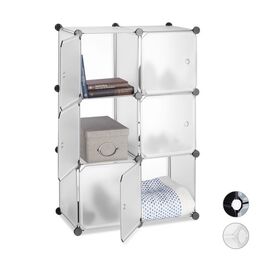 Relaxdays 6-Door Storage System