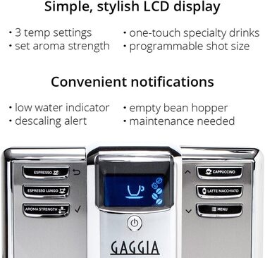 Автоматична кавомашина Gaggia Anima Prestige для дому та офісу