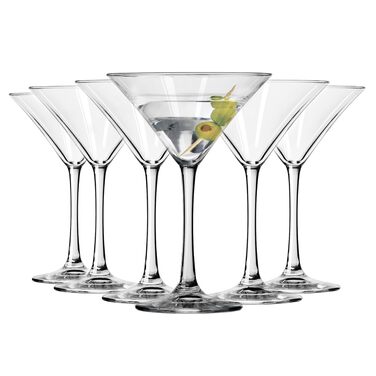 Бокали для Мартіні Libbey Entertaining Essentials, 237 мл, прозорі, набір 6 шт.