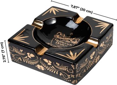 Велика попільничка Cohiba Hermanos Diablo для сигар і сигарет, для патіо, вулиці та приміщень