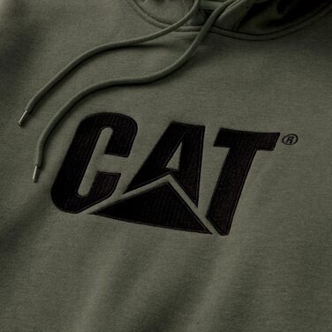 Чоловічий худі-світшот Caterpillar Trademark з капюшоном, колір Army Moss Heather, розмір S
