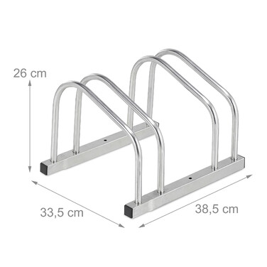 Relaxdays Bicycle Stand for 2 Bikes