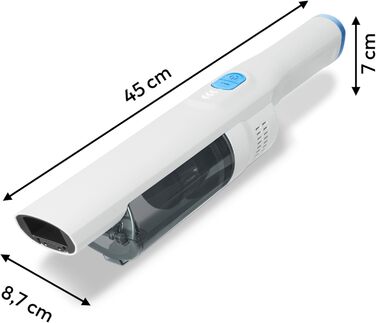 MEDION MD 11515 2-в-1 Бездротовий Пилсос з акумулятором (HEPA-13, 20 kPA, білий)
