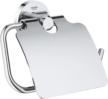 Grohe Start Toilet Paper Holder - No Drill Installation, Chrome Finish