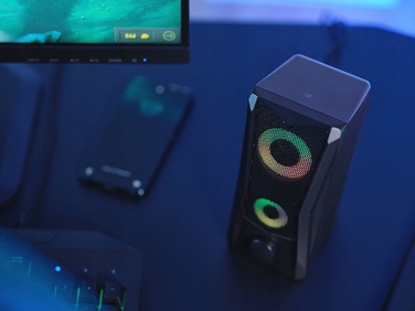 Комплект колонок 2.0 Trust GXT 606 Javv RGB, 6 Вт, чорний