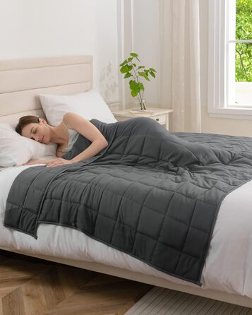 Обтяжувальна ковдра Good Nite для дорослих від стресу та тривожності, 6 кг, 150 x 200 см, сіра