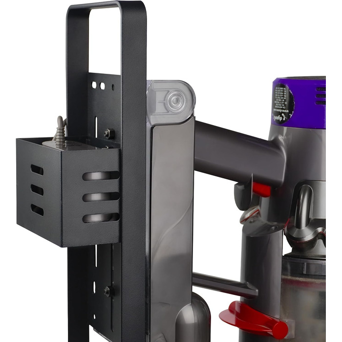 Тримач для пилососа Dyson: V15, V12, V11, V10, V8, V7, V6. Білий/Чорний, для акумуляторних моделей та аксесуарів