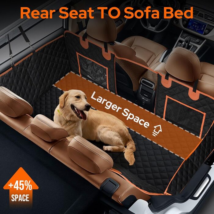 Водонепроникний килимок для собак у багажник авто, універсальний, з металевим кліпом