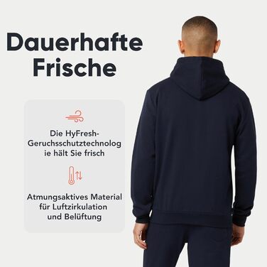 F London Худі з блискавкою для чоловіків - капюшонний пуловер, ідеальний для спорту та відпочинку (XXL, темно-синій)