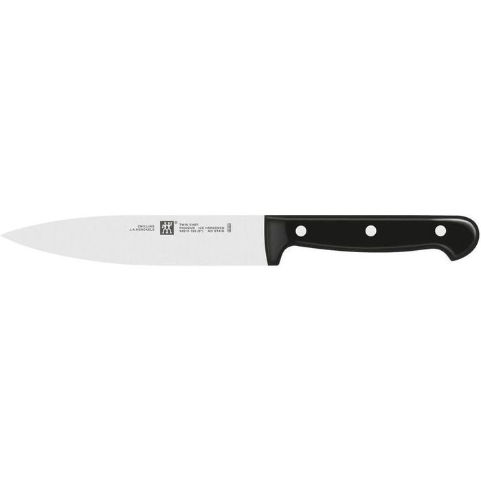 Набір кухонних ножів ZWILLING Twin Chef, 3 предмети, нержавіюча сталь, чорний, Made in Germany