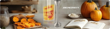 Ручний блендер Berdsen BD-753 1500W з титановими ножами, 6 в 1