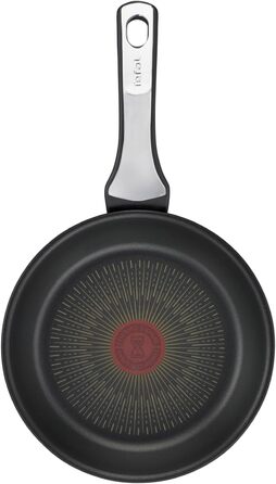 Сковорода Tefal Unlimited On 20 см, алюмінієва з антипригарним покриттям, індукція, з індикатором температури, виготовлено у Франції