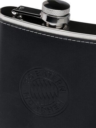 Набір фляга FC Bayern München з подарунковою коробкою, 2 чашки та воронка, 200 мл, нержавіюча сталь