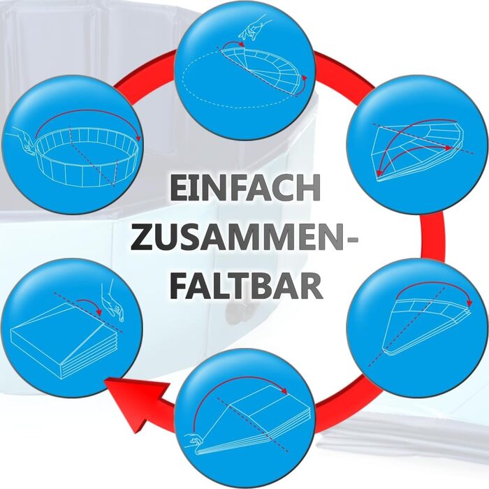 Басейн для собак Ø 80 см: басейн, іграшка для собак, іграшка з водою, басейн для ігор